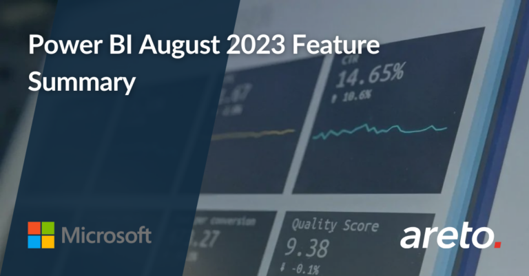 Power BI August 2023 Feature Summary